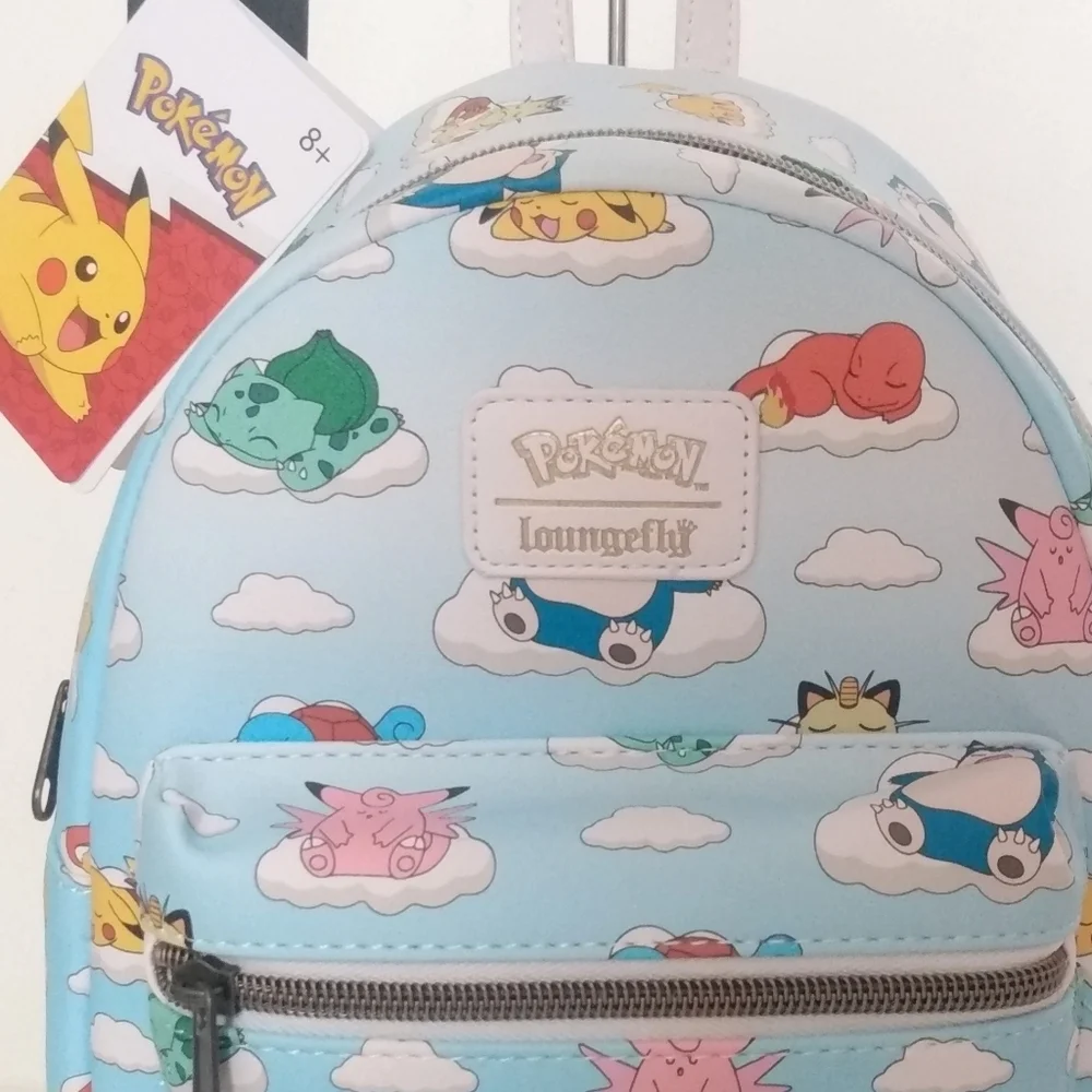 🎉HP🎉Loungefly Pokemon Sleeping Characters Mini Backpack NWT